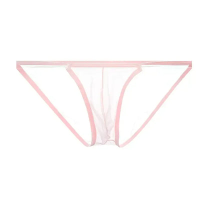 Adannu Adannu Sexy Low-Rise Stretchy High-Cut Mesh Briefs for Men