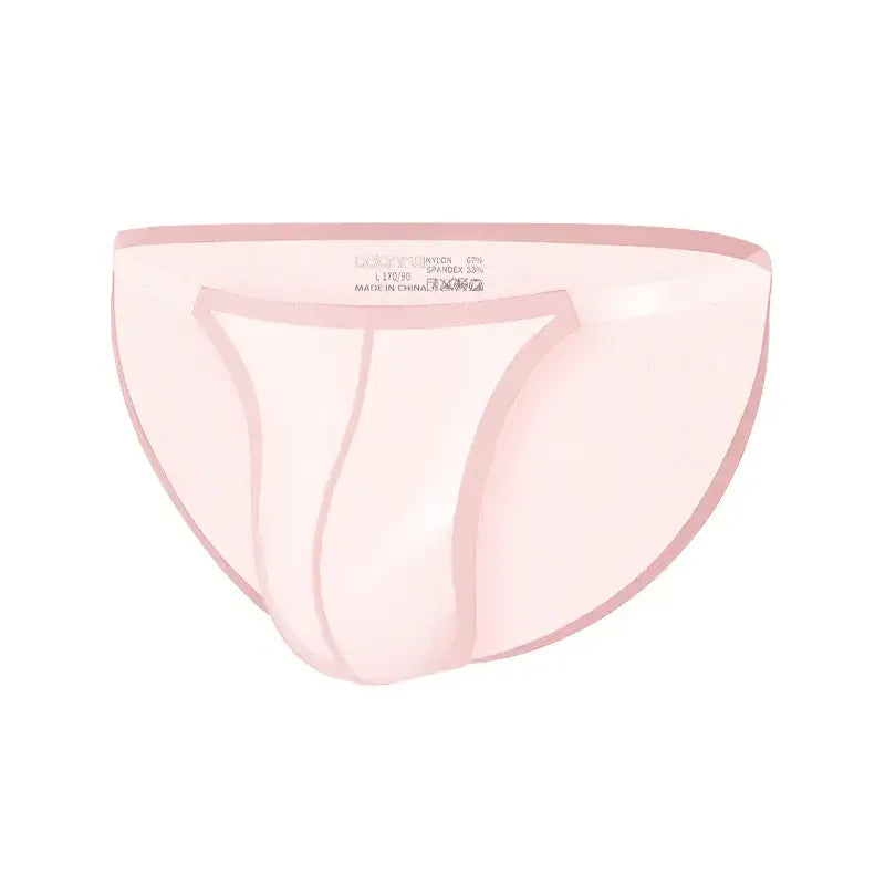 Adannu Adannu Sexy Low-Rise Stretchy High-Cut Mesh Briefs for Men