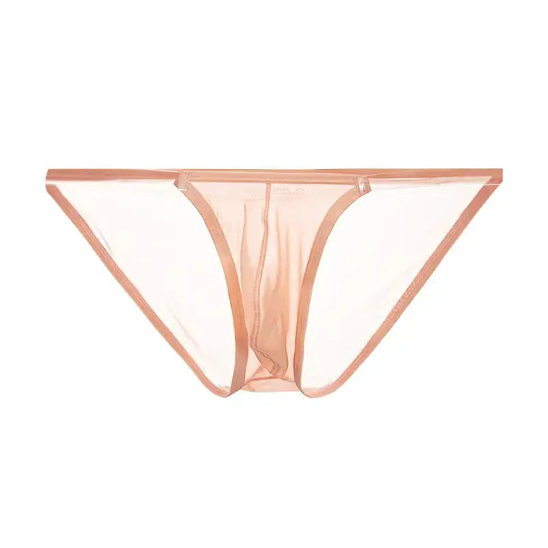 Adannu Adannu Sexy Low-Rise Stretchy High-Cut Mesh Briefs for Men