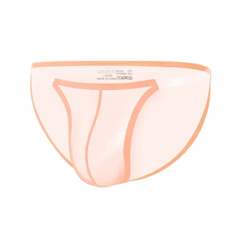 Adannu Adannu Sexy Low-Rise Stretchy High-Cut Mesh Briefs for Men