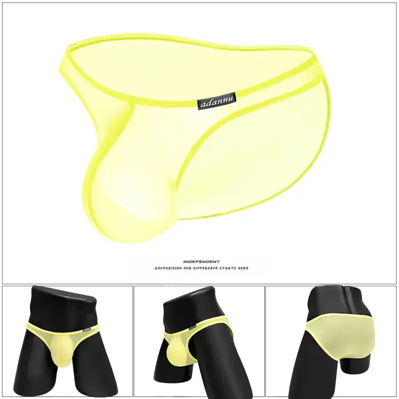 Adannu Adannu Ultra-Thin Transparent Bikini Briefs for Men – Sexy and Stylish