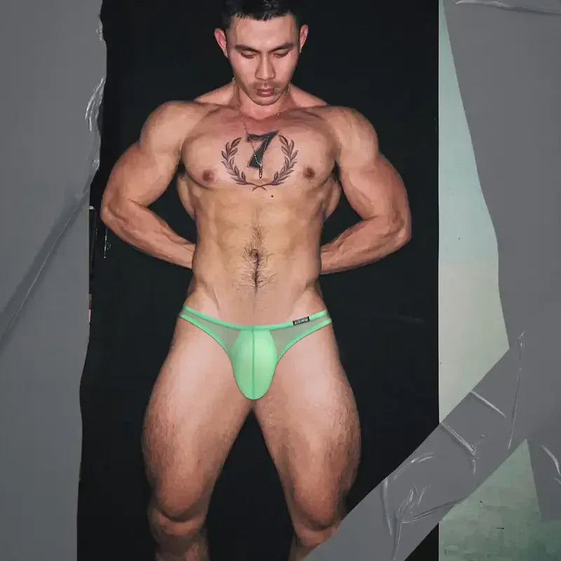 Adannu Adannu Ultra-Thin Transparent Bikini Briefs for Men – Sexy and Stylish