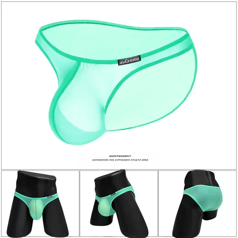 Adannu Adannu Ultra-Thin Transparent Bikini Briefs for Men – Sexy and Stylish
