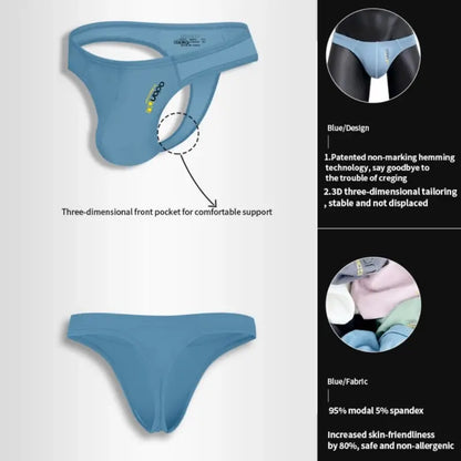 Adannu Bikini Brief Men's Modal Bikini Brief – Ultra-Soft No-Mark Low-Rise Underwear | Undies for Men