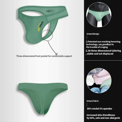 Adannu Bikini Brief Men's Modal Bikini Brief – Ultra-Soft No-Mark Low-Rise Underwear | Undies for Men