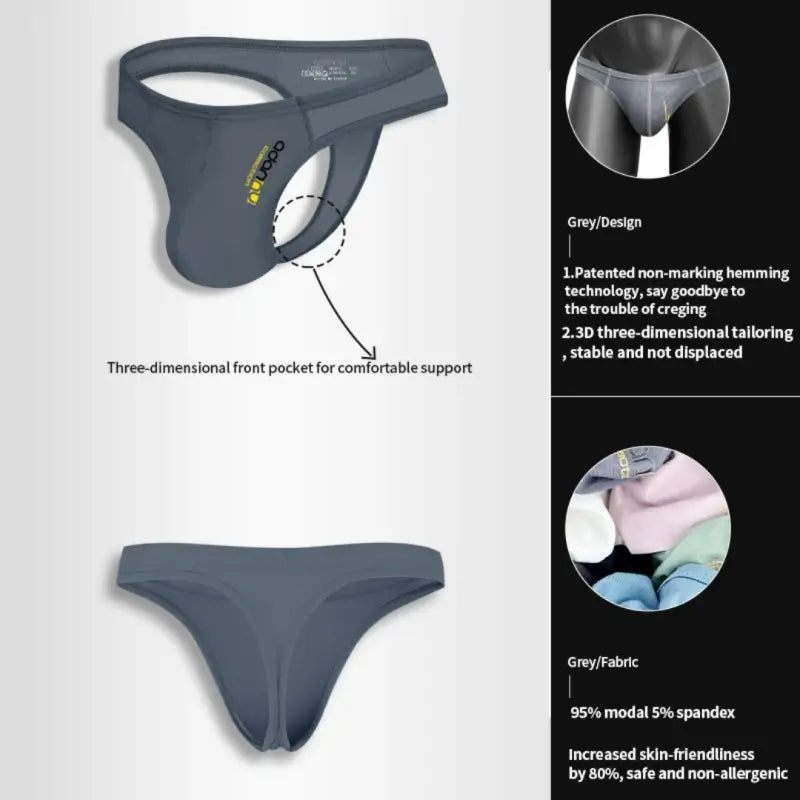 Adannu Bikini Brief Men's Modal Bikini Brief – Ultra-Soft No-Mark Low-Rise Underwear | Undies for Men