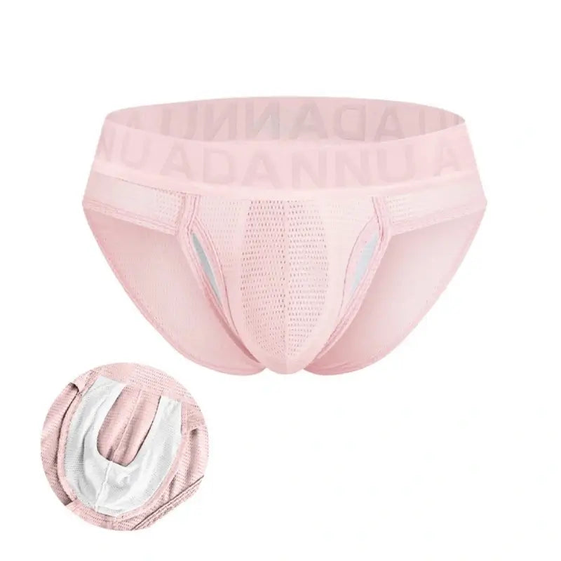 Adannu Briefs ADANNU Men's Mesh Brief AD309 | 60% Nylon 35% Cotton | Raised Pouch