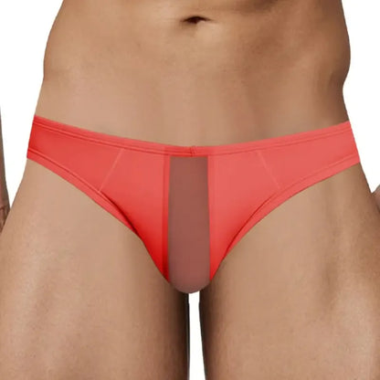 Adannu Briefs Men's Mesh Splice Modal Mesh Brief