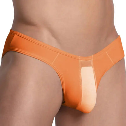 Adannu Briefs Men's Mesh Splice Modal Mesh Brief