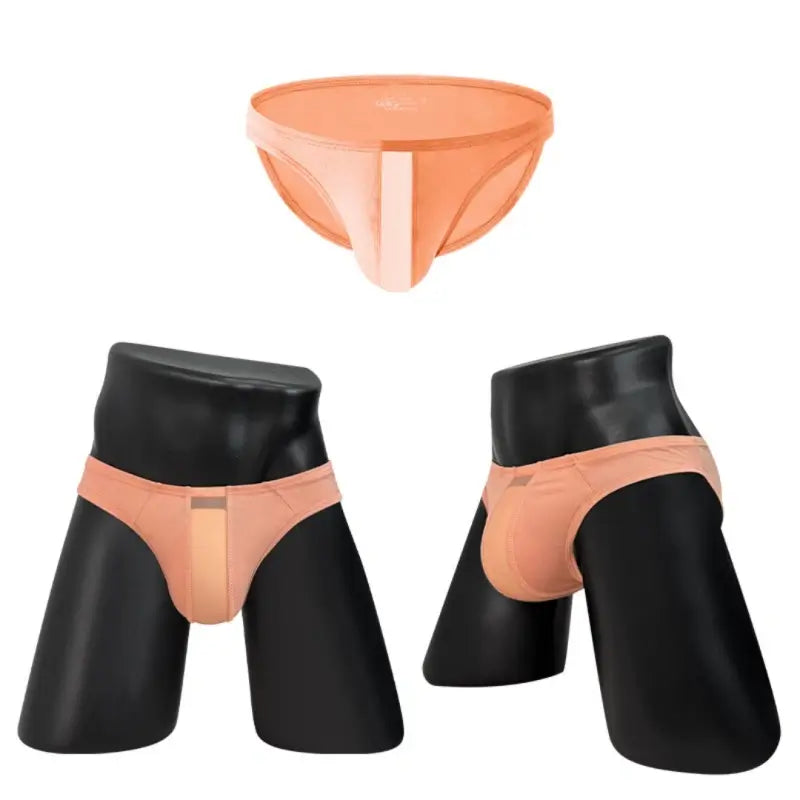 Adannu Briefs Men's Mesh Splice Modal Mesh Brief