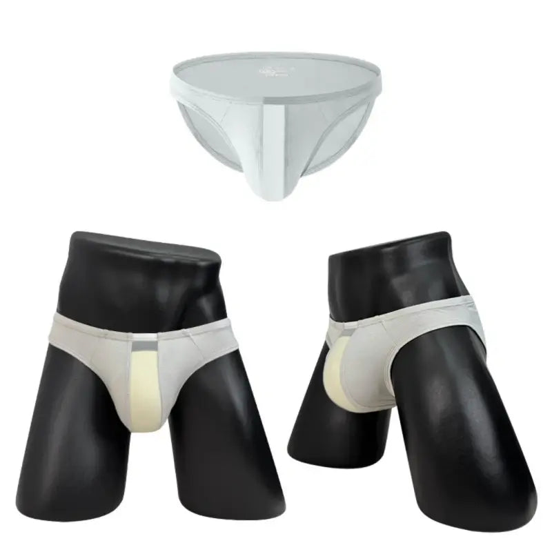 Adannu Briefs Men's Mesh Splice Modal Mesh Brief