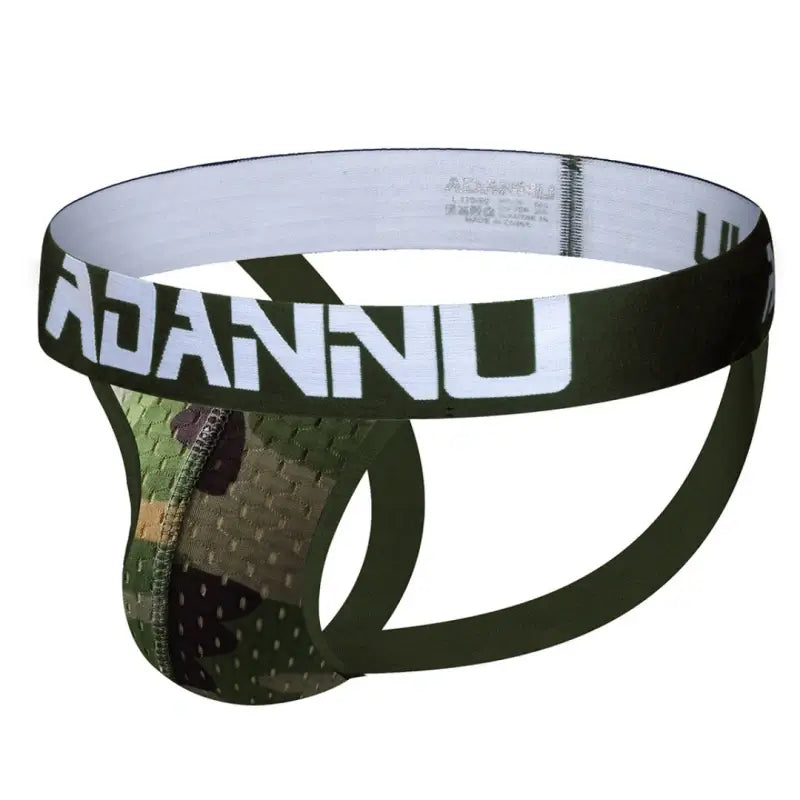 Adannu Jockstrap Men's Jockstrap - Camo U-Pouch Breathable Mesh
