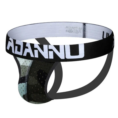 Adannu Jockstrap Men's Jockstrap - Camo U-Pouch Breathable Mesh