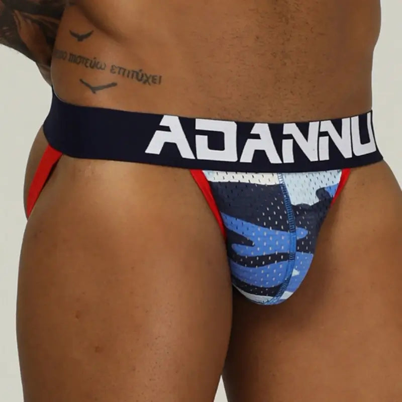 Adannu Jockstrap Men's Jockstrap - Camo U-Pouch Breathable Mesh