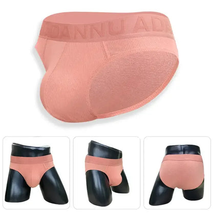 Adannu Men's Low Rise Briefs - Sexy Sculpted Pouch Underwear