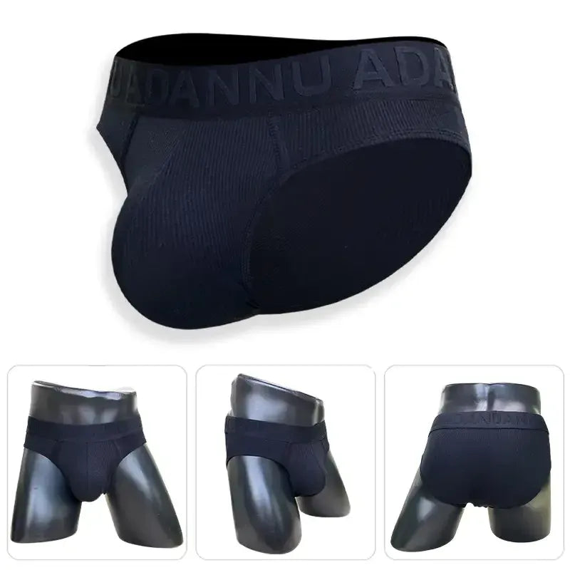 Adannu Men's Low Rise Briefs - Sexy Sculpted Pouch Underwear