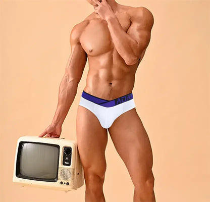 Adannu Men's Underwear Sexy Briefs - Low Waist Modal Blend Comfort Fit | Undies for Men