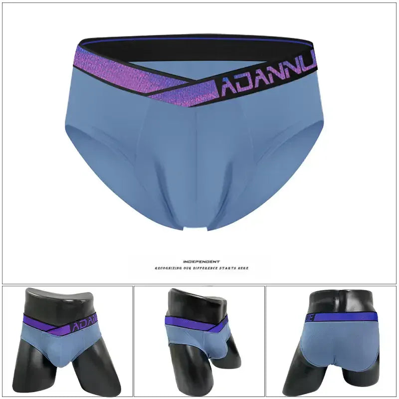 Adannu Men's Underwear Sexy Briefs - Low Waist Modal Blend Comfort Fit | Undies for Men