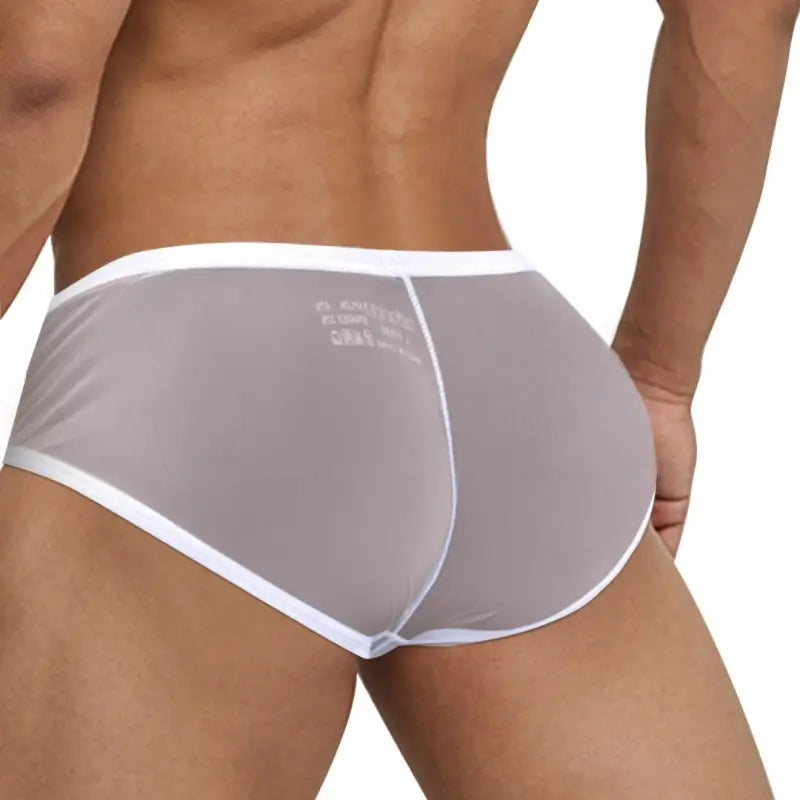 Adannu Trunk Men's Ultra-Lightweight Mesh Trunk | Breathable No-Waistband Underwear with Contoured Pouch