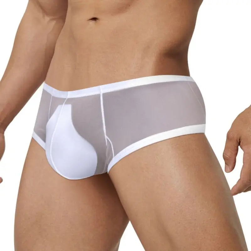 Adannu Trunk Men's Ultra-Lightweight Mesh Trunk | Breathable No-Waistband Underwear with Contoured Pouch