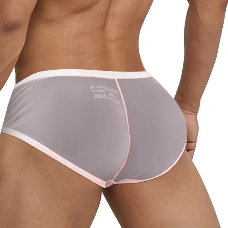 Adannu Trunk Men's Ultra-Lightweight Mesh Trunk | Breathable No-Waistband Underwear with Contoured Pouch