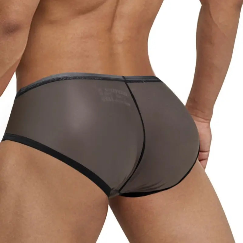 Adannu Trunk Men's Ultra-Lightweight Mesh Trunk | Breathable No-Waistband Underwear with Contoured Pouch