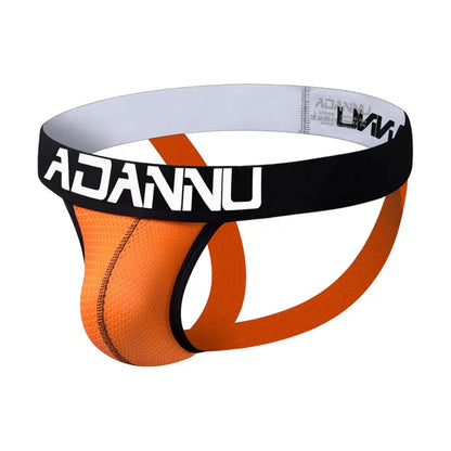 Adannu Underwear ADANNU Men's Sexy Jockstrap AD139 | Mesh Breathable Low-Rise