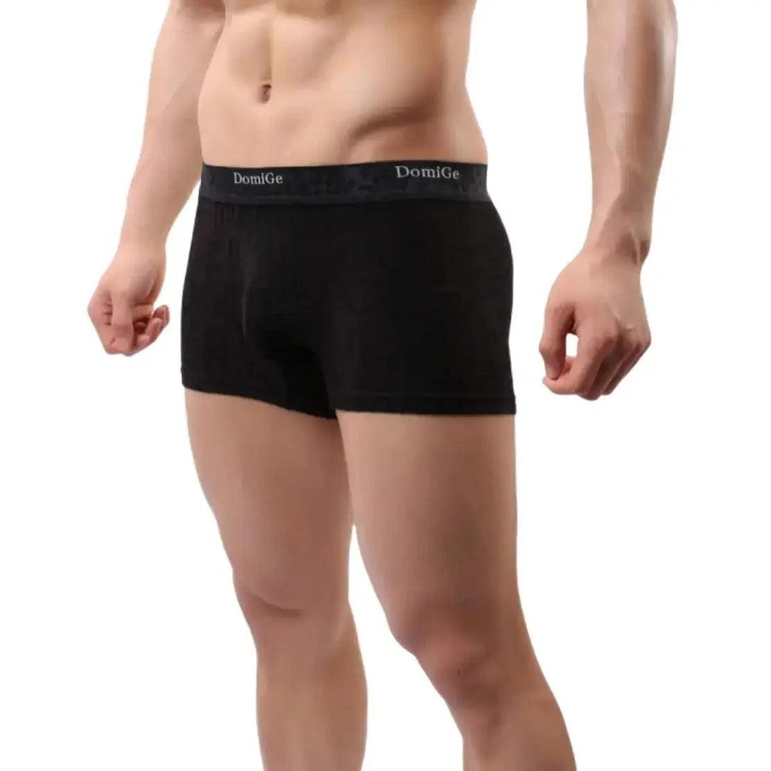 Bamboo Boxers Black for Sale Mens Lingeries Underwear - His Inwear