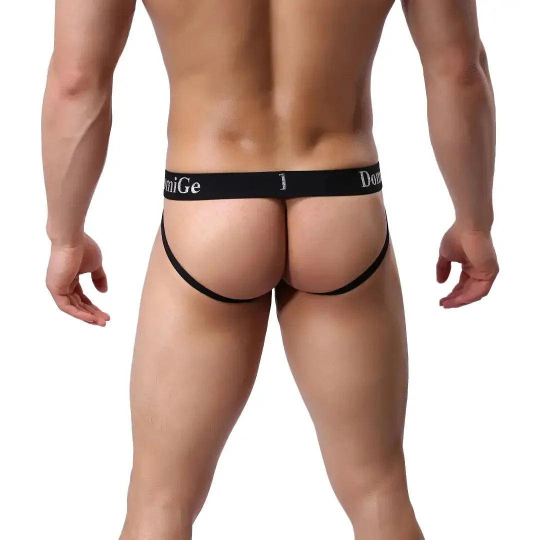 Bold Men's Cotton-Lycra Jockstrap with 3D Shield Cut and W-Shape Allure Male Underwear - His Inwear