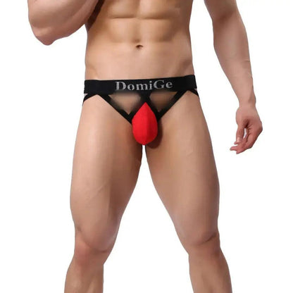 Bold Men's Cotton-Lycra Jockstrap with 3D Shield Cut and W-Shape Allure Male Underwear - His Inwear