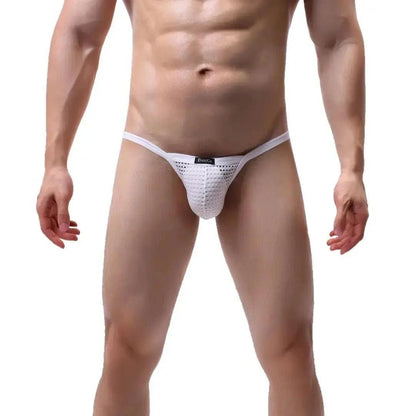 Breathable Mesh Male Underwear: Men's 3D Briefs with Seamless Elastic Edges Briefs for Man - His Inwear