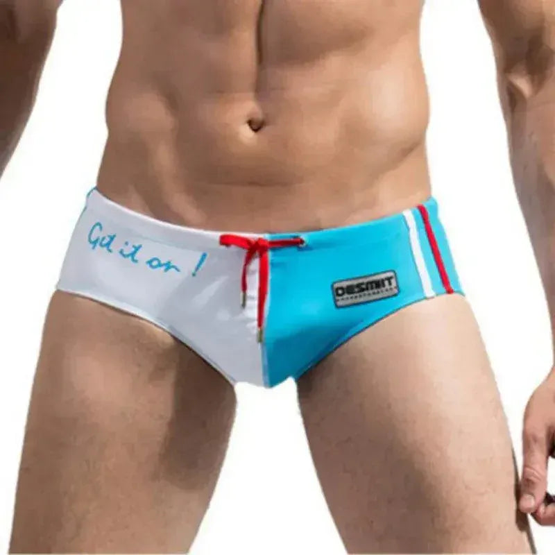 Desmiit Desmiit Low-Rise Swim Trunks for Men - Quick-Dry Board Shorts