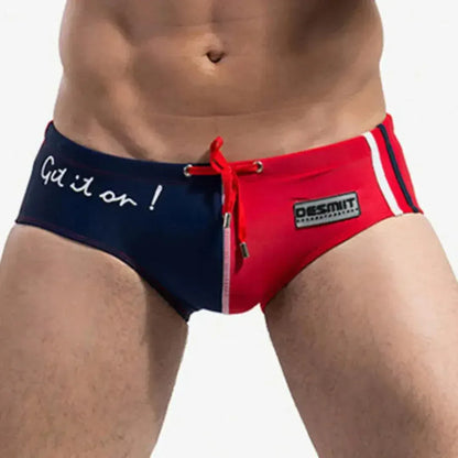 Desmiit Desmiit Low-Rise Swim Trunks for Men - Quick-Dry Board Shorts