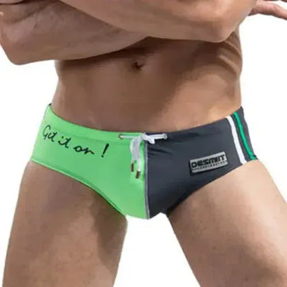 Desmiit Desmiit Low-Rise Swim Trunks for Men - Quick-Dry Board Shorts