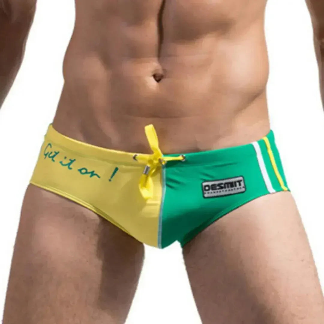 Desmiit Desmiit Low-Rise Swim Trunks for Men - Quick-Dry Board Shorts