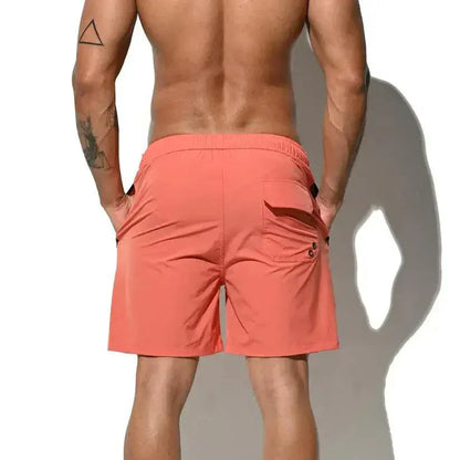 Desmiit Desmiit Men's Elastic Board Shorts - Solid Swim & Sports Shorts