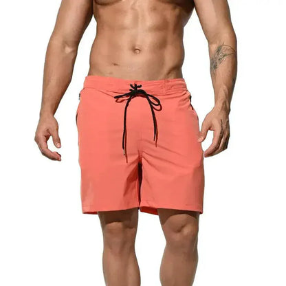 Desmiit Desmiit Men's Elastic Board Shorts - Solid Swim & Sports Shorts