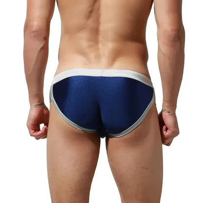 Desmiit DESMIIT Men's Low Waist Swim Briefs with Removable Pad Bikini