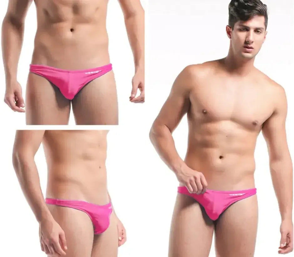 Desmiit Desmiit Men's Sexy Swim Briefs - Multicolor Bikini-Swimwear