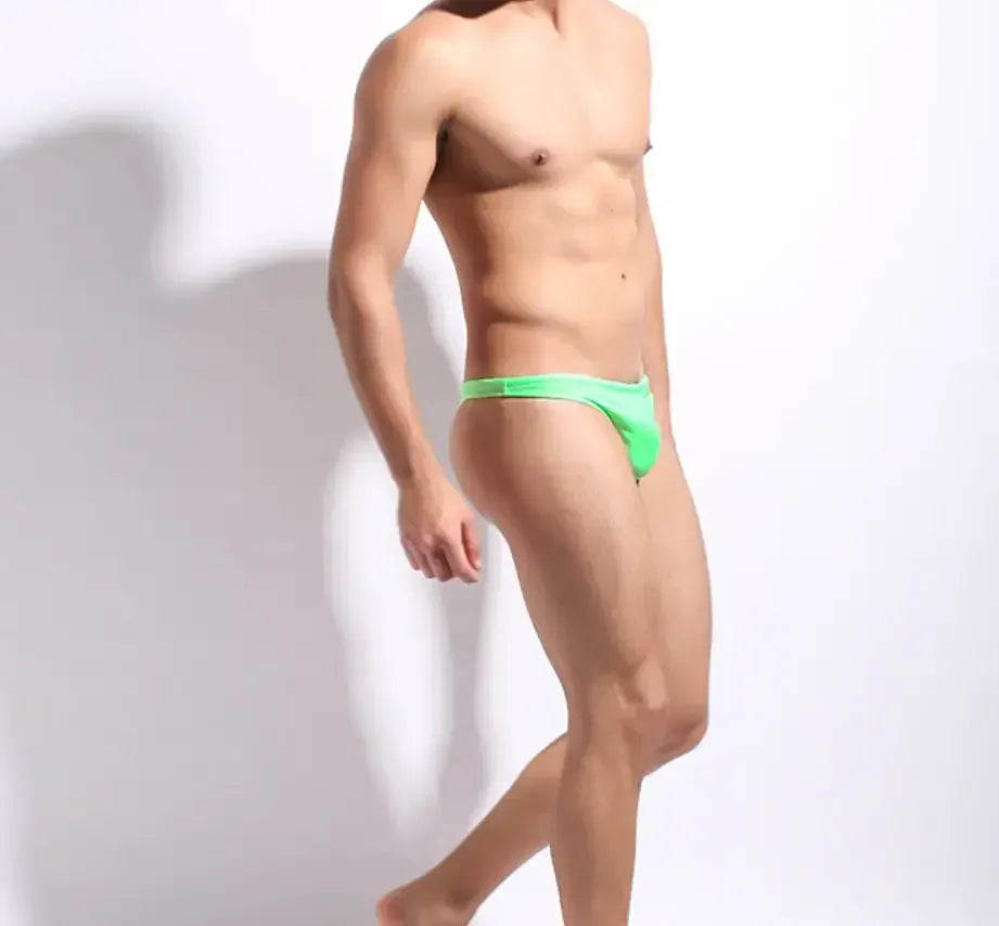 Desmiit Desmiit Men's Sexy Swim Briefs - Multicolor Bikini-Swimwear