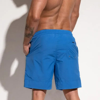 Desmiit Desmiit Men's Solid Color Loose Fit Board Shorts