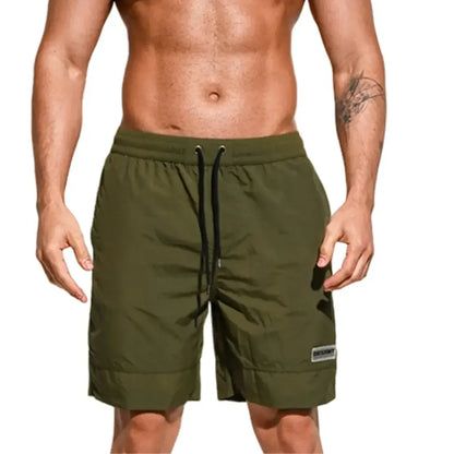 Desmiit Desmiit Men's Solid Color Loose Fit Board Shorts