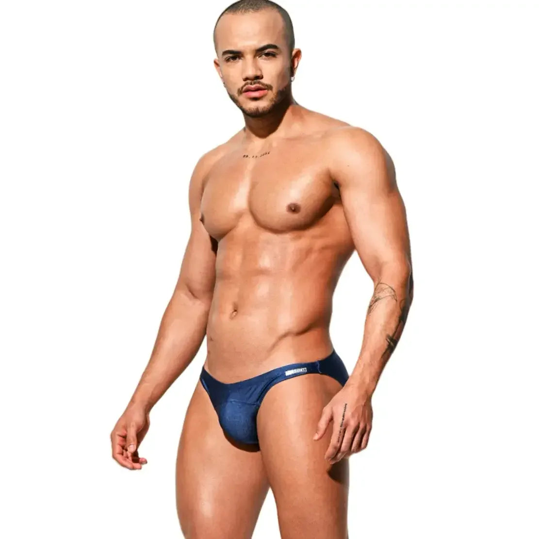Desmiit Desmiit Men's Swim Briefs - Low-Rise Swimwear for Beach & Pool