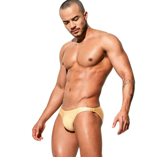 Desmiit Desmiit Men's Swim Briefs - Low-Rise Swimwear for Beach & Pool