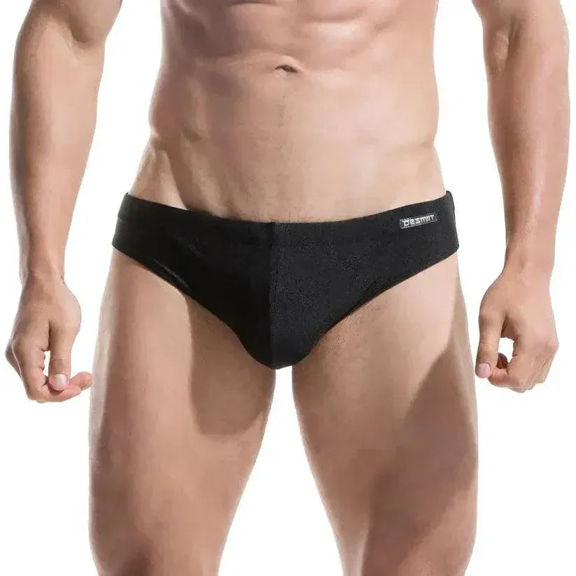 Desmiit Desmiit Men's Swim Briefs - Sexy Low Rise Quick Dry Swimwear with Convex Pad