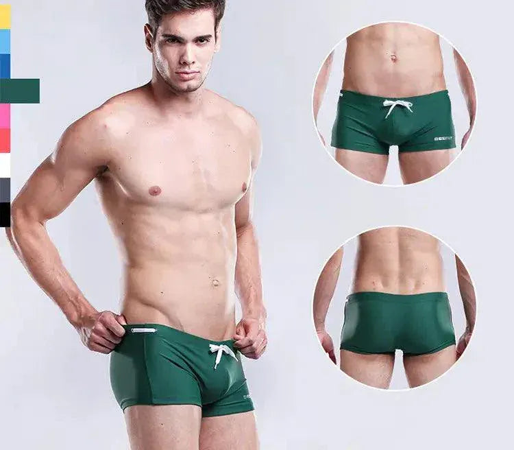 Desmiit Desmiit Solid Swim Trunks Beach Bikini