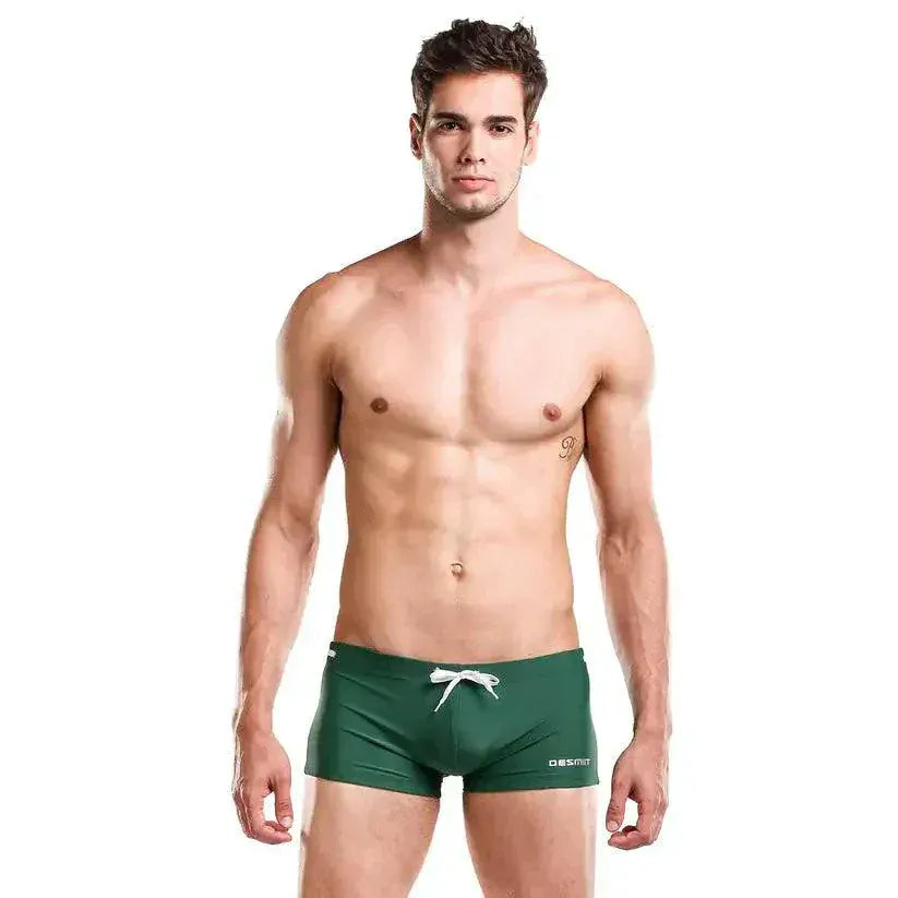 Desmiit Desmiit Solid Swim Trunks Beach Bikini