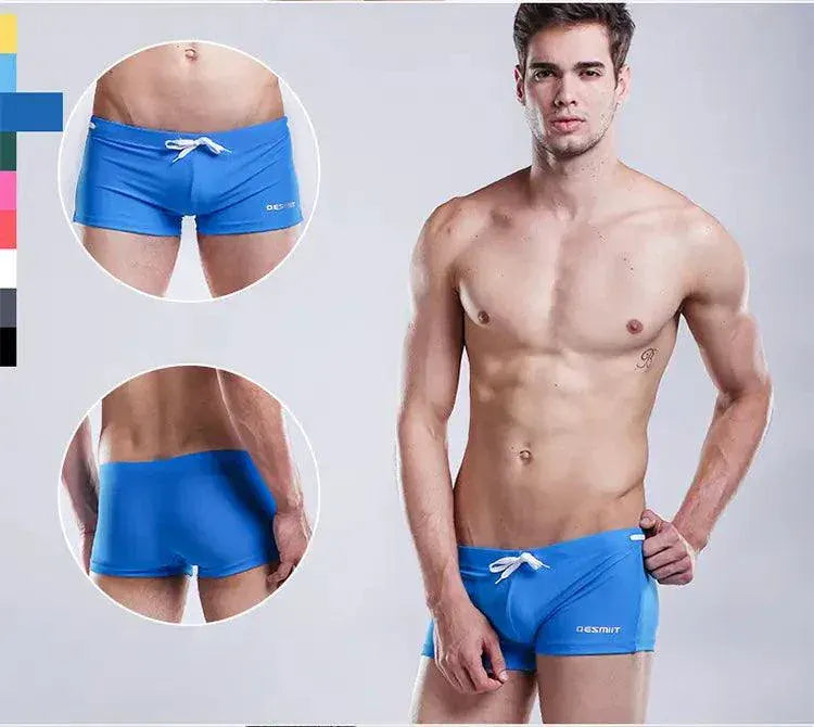 Desmiit Desmiit Solid Swim Trunks Beach Bikini