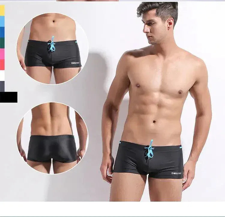 Desmiit Desmiit Solid Swim Trunks Beach Bikini