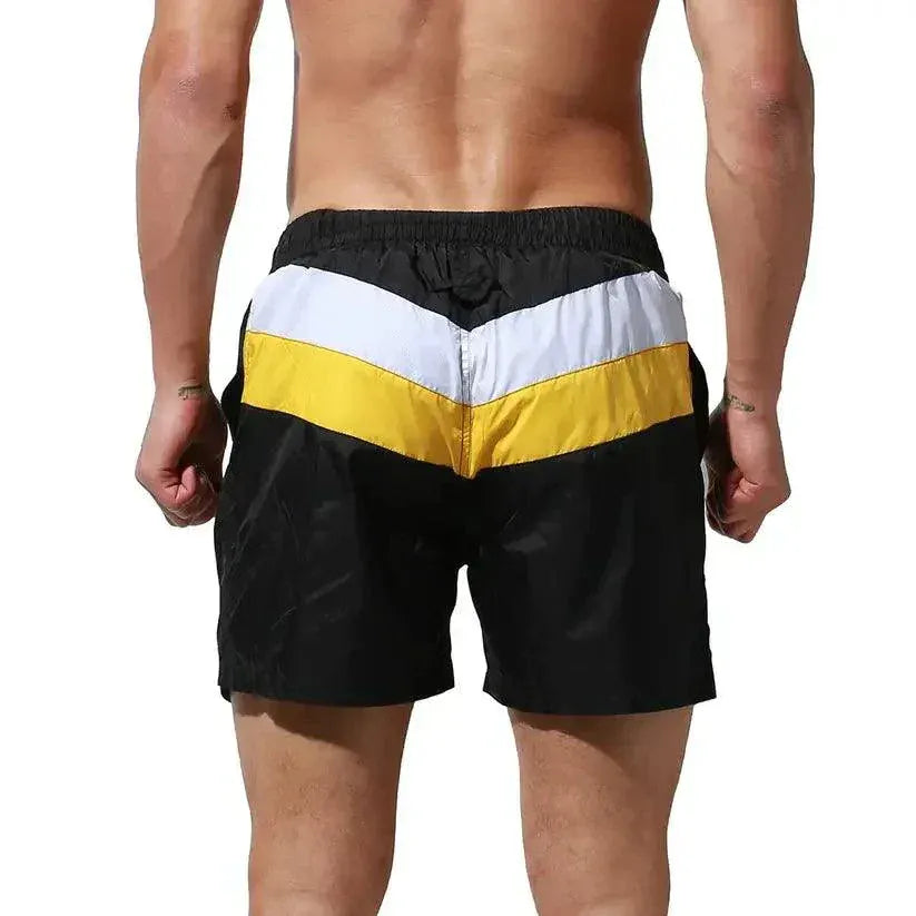 Desmiit Men's Beach Shorts - Stylish Gym Shorts for Active Men